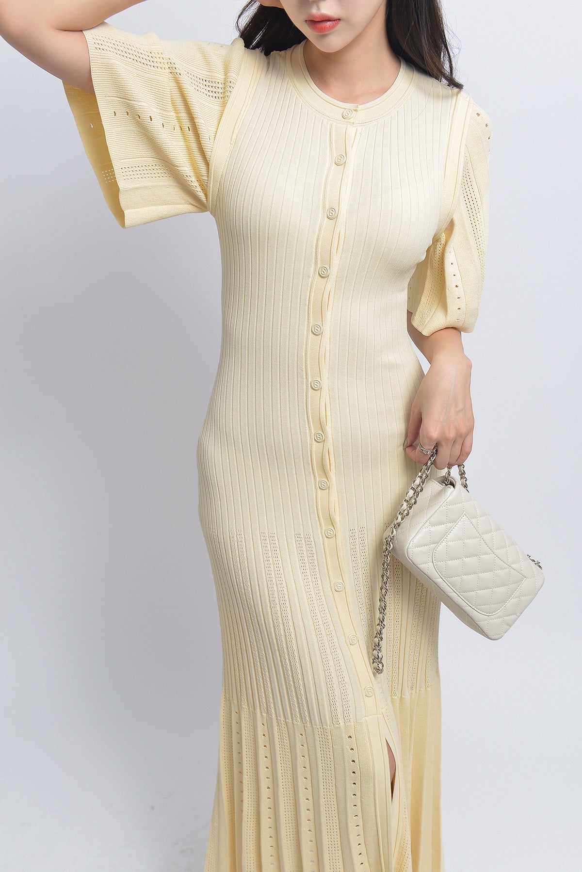Arabella | Knitted Midi Dress