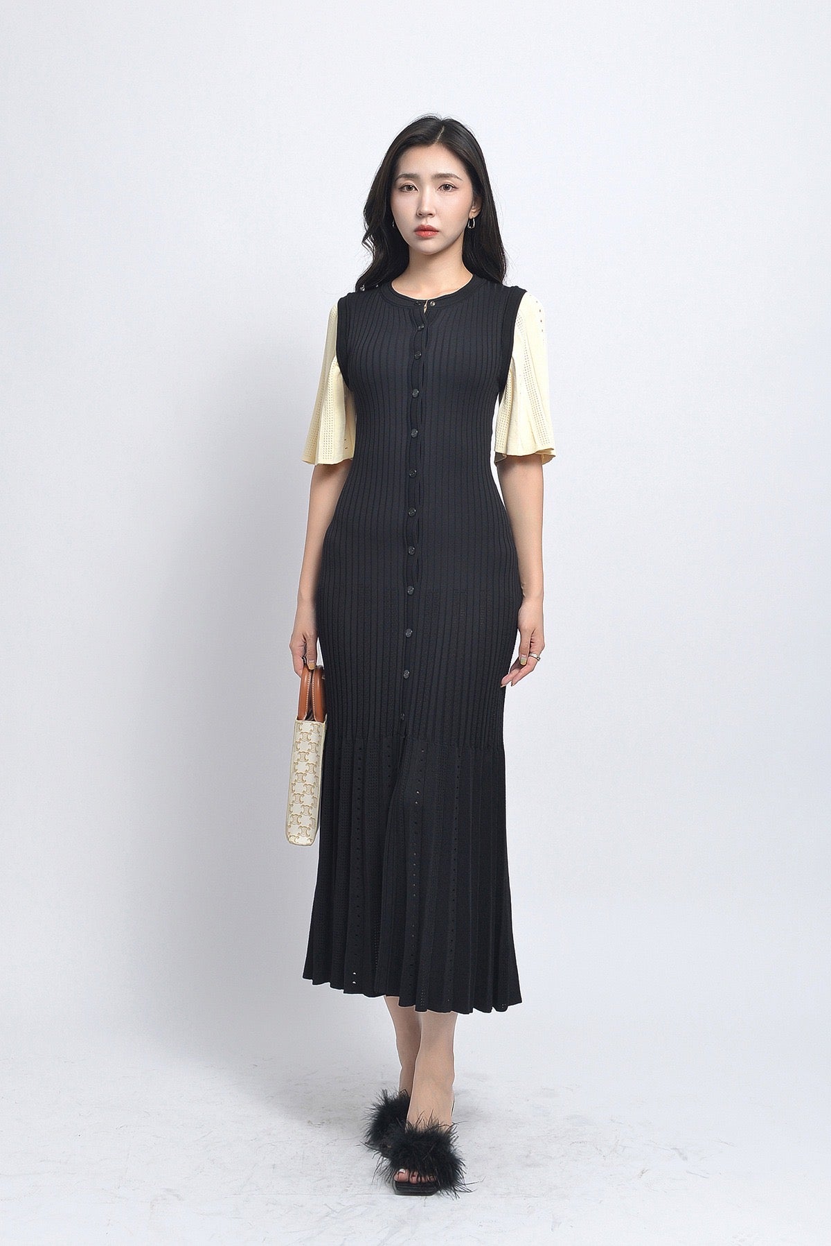 Yazmine | Knitted Midi Dress