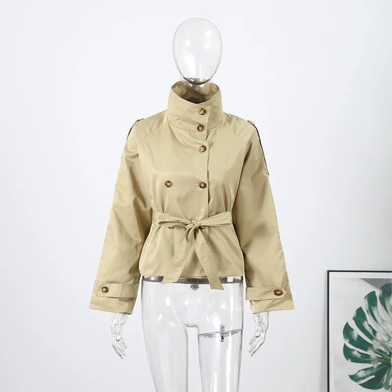 SHORT TRENCH COAT