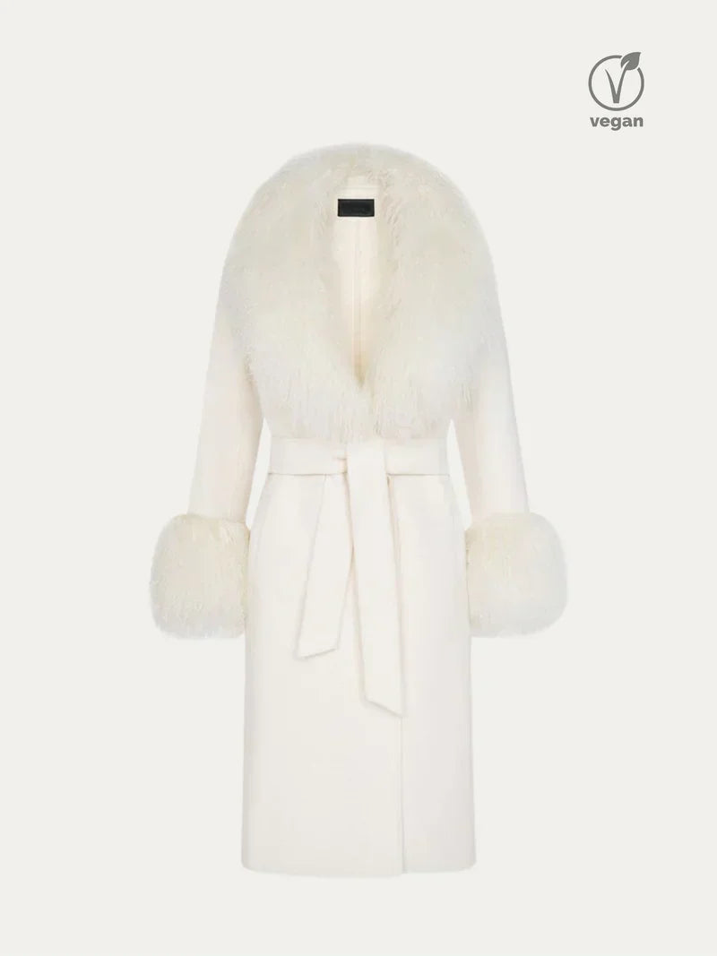 Alize | Fur Cashmere Coat
